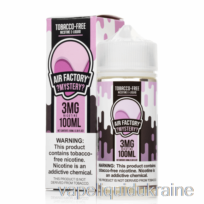 Vape Liquid Ukraine Mystery - Air Factory Synthetic - 100mL 3mg